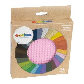 Slika Osnovna plošča 20X20 svetlo roza 970 /kartonasta škatla 4 kos 