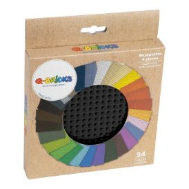 Slika Osnovna plošča 20X20 prometno črna 650 /kartonasta škatla 4 kos 