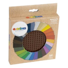 Slika Osnovna plošča 20X20 orehovo rjava 071 /kartonasta škatla 4 kos 