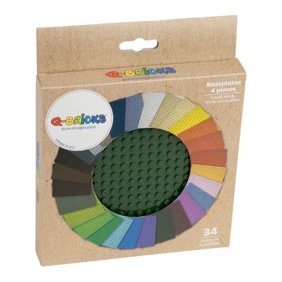 Slika Osnovna plošča 20X20 mah zelena 484 /kartonasta škatla 4 kos 