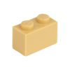 Image de Brique 1X2 jaune sable 595