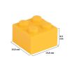 Immagine di Mattone sciolti 2X2 giallo melone 242