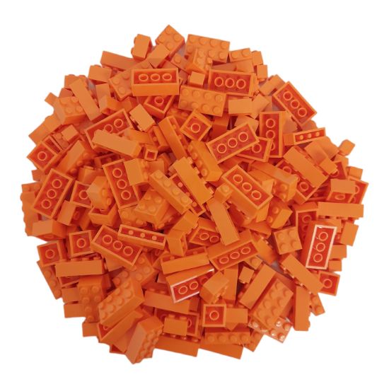 Slika Enobarvna škatlica svetlo oranžna 150 /300 kos 