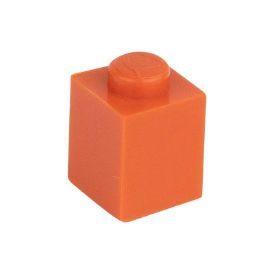 Slika Posamezna kocka 1X1 čisto oranžna 501