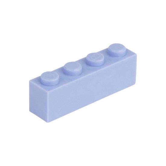 Slika Posamezna kocka 1X4 sivka 452